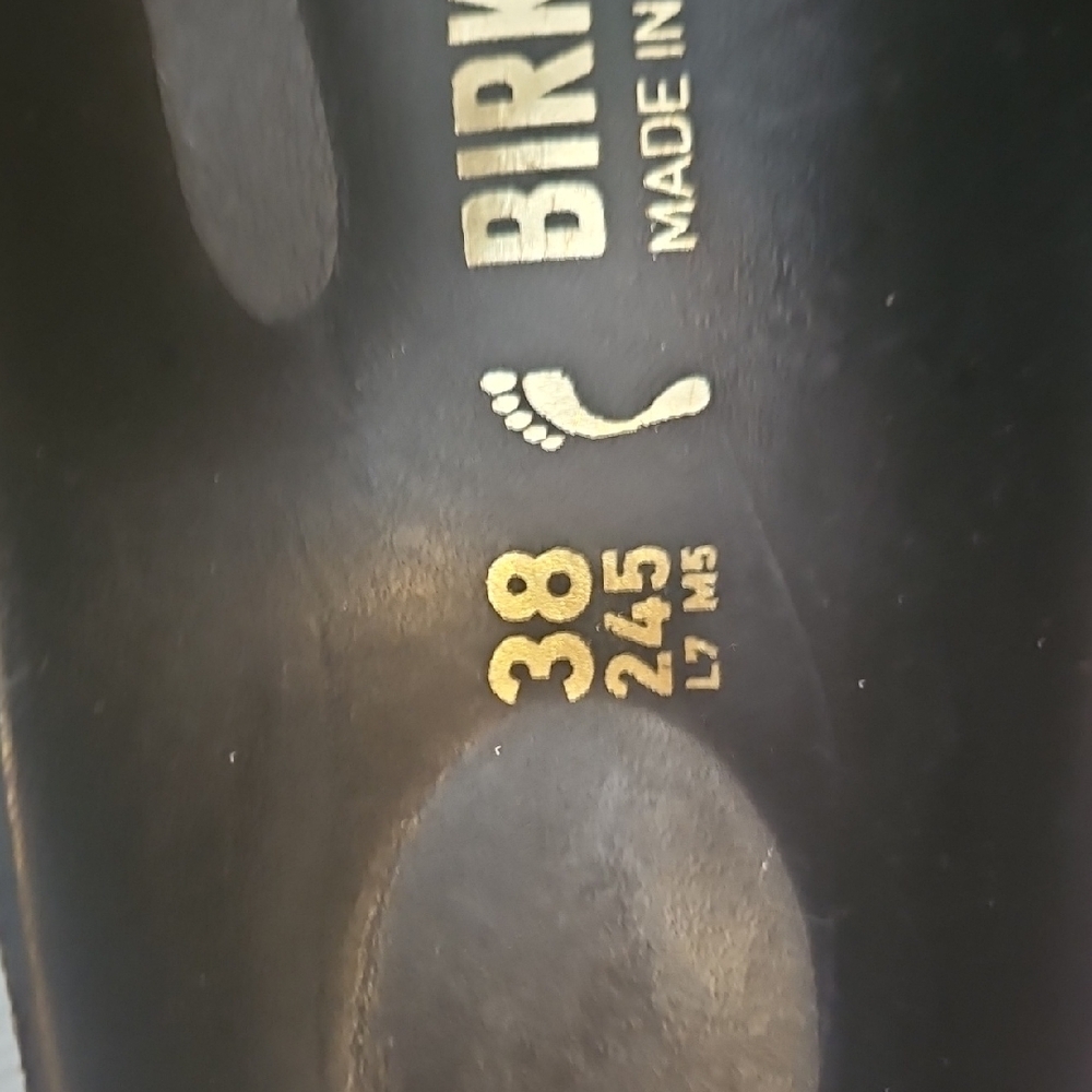 Velvet Burgundy Birkenstock Women's Sandals - Picture 3 of 5